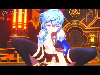 ganyu and ether intimate sex compilation - genshin impact hentai